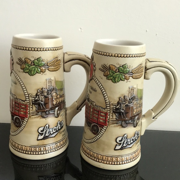 Stroh’s Vintage Beer Steins - Picture 2 of 10